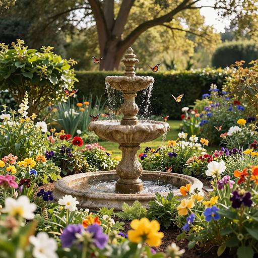 Mike's Vibrant Summer Garden Scene