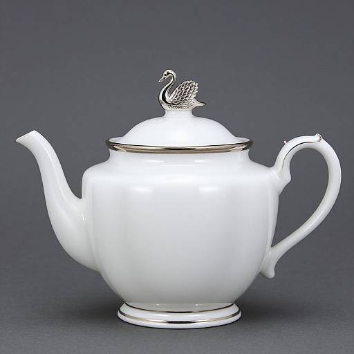 Elegant 18th Century English Creamware Teapot