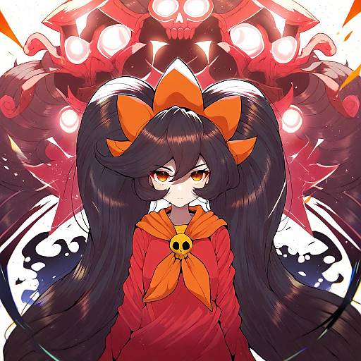 Illustration of Ashley (warioware), warioware in the style of Wakura (gcdan)