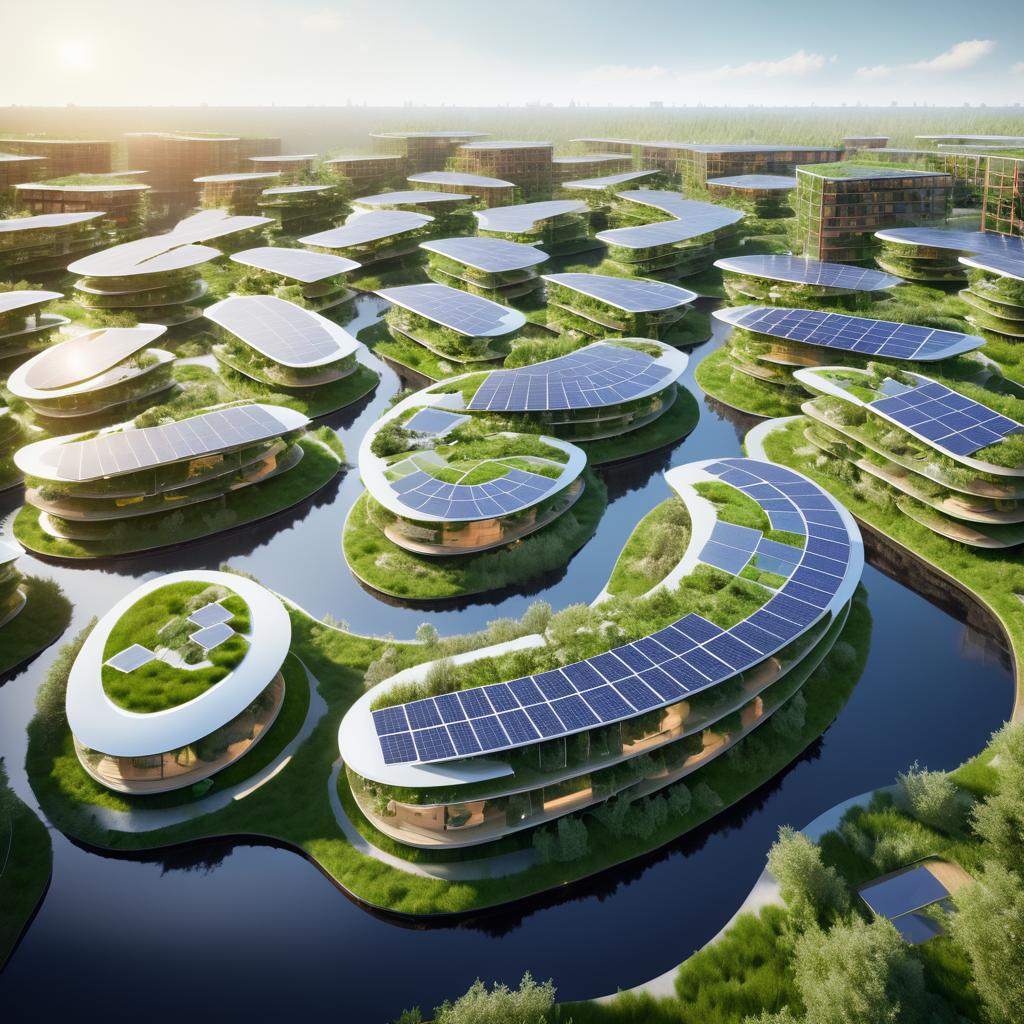 Futuristic Eco-Village Photography in Amsterdam