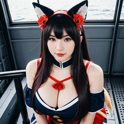 Cosplay photo of akagi (warship girls r). Costume clothes