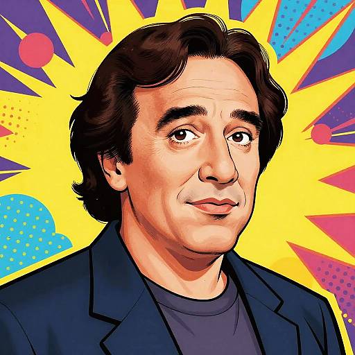 Young Danny DeVito Cartoon Pop Art