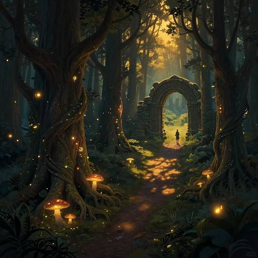 Mystical Twilight Forest Journey