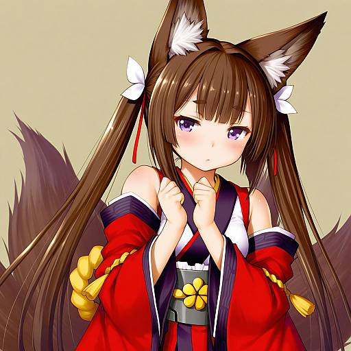 Illustration of Amagi-chan (azur lane), azur lane in the style of Kasuga yukihito