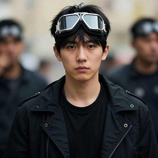 Realistic Gangster Costume Portrait