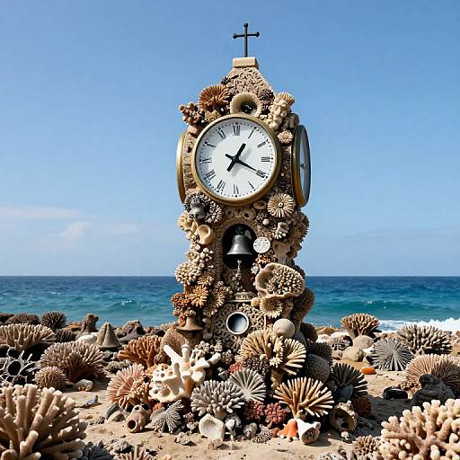 Organic Clocktower in Coral Reef