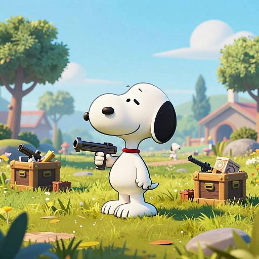 Snoopy Fortnite Battle Royale Crossover