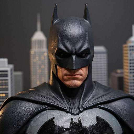Hyperrealistic Batman Action Figure Diorama