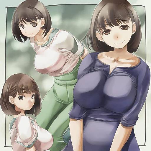 Illustration of Anegasaki nene, love plus in the style of Yohane