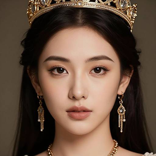 Venus Goddess Close-Up Portrait