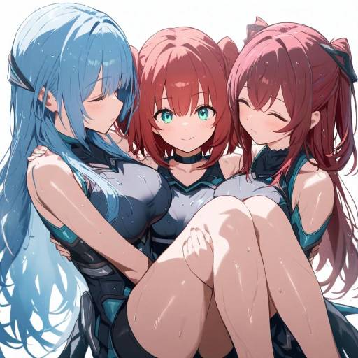 Charming Yuri Girls in Princess Carry