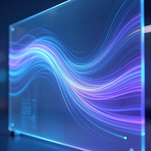 Dynamic AI Data Stream Decal Art