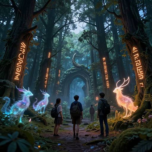 Mystical Ancient Forest Exploration