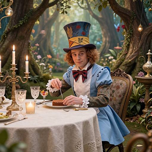Hatter's Wonderland Tea Party Scene