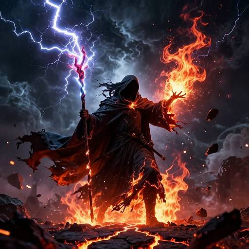 Mage at Eye of Cataclysmic Storm