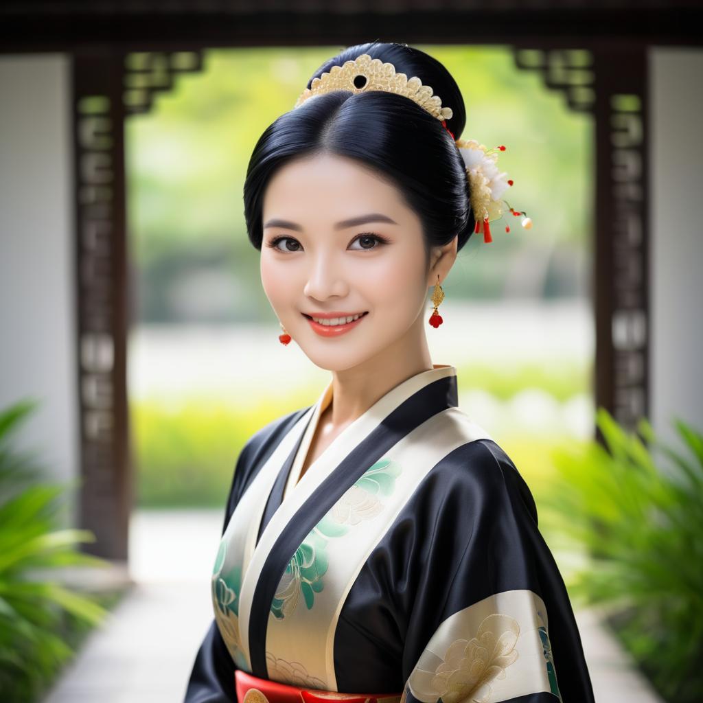 Elegant Portrait of Asian Beauty