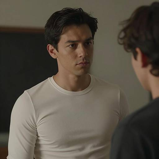 Intense Gaze in Low Light Environment