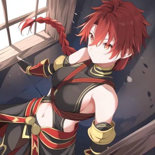 Illustration of Alexander (fate), fate (series) in the style of Shuga (soranote)