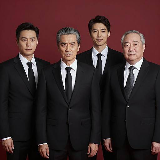 Formal Unity: Four Men in Suits