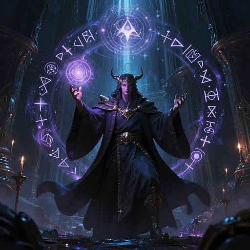 Mystical Sorcerer Summoning Spells