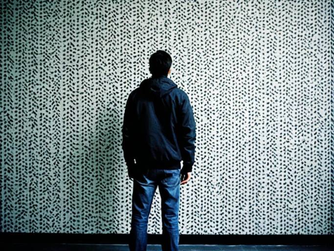 Cool Digital Wallpaper of Man by Wall