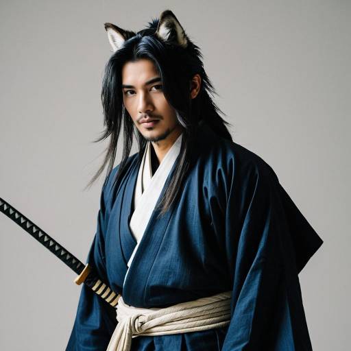 Samurai Wolf Cosplay Portrait