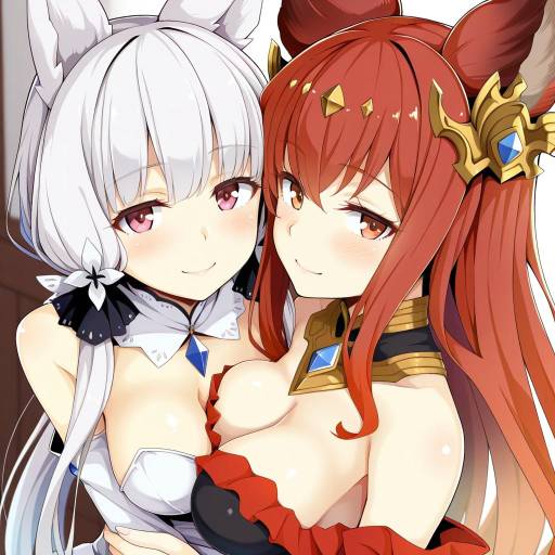 Illustration of Anthuria, granblue fantasy in the style of Ogami kazuki