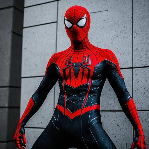 Vibrant Assassin Spider-Man Cosplay Design