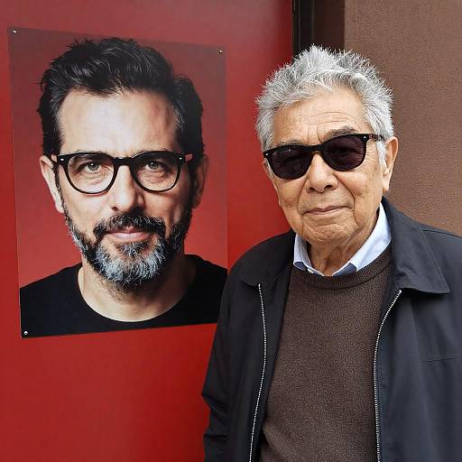 Portrait of Stylish Older Man Indoors