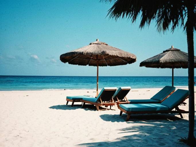 Charming Beach Vacation Wallpaper Design