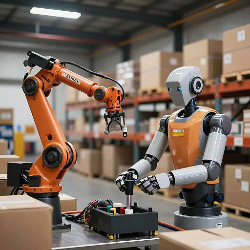 Efficient Robot Organizing Warehouse