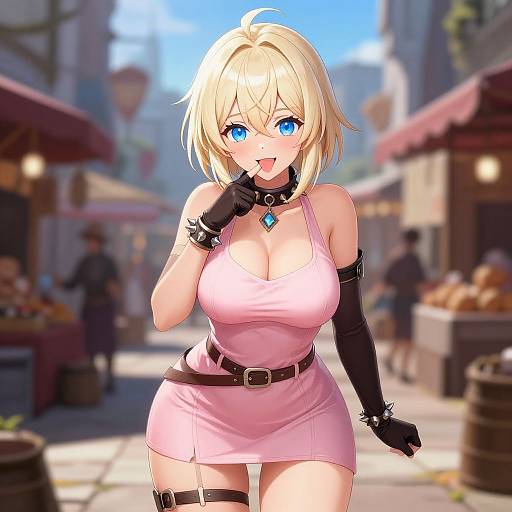 Anime Style Elphelt in Fantasy Market