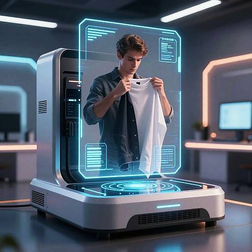 Futuristic AI Photo Clothing Remover