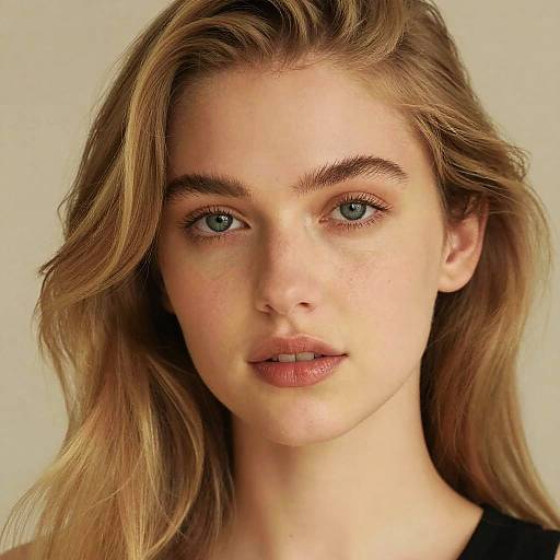 Captivating Portrait of a Blonde Woman