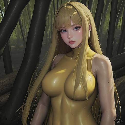 Illustration of Mori yuki, uchuu senkan yamato in the style of Jeneral