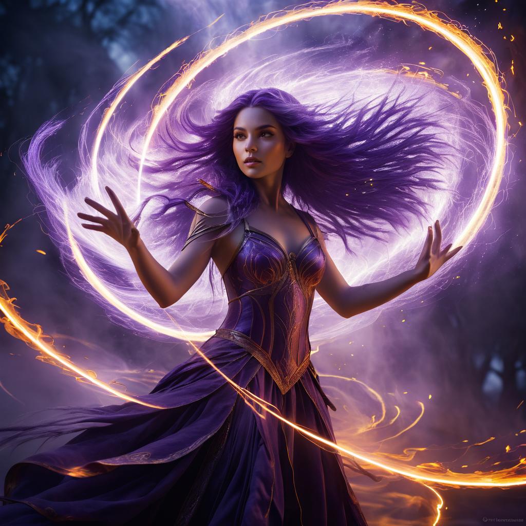 Victorious Girl of Fire and Magic