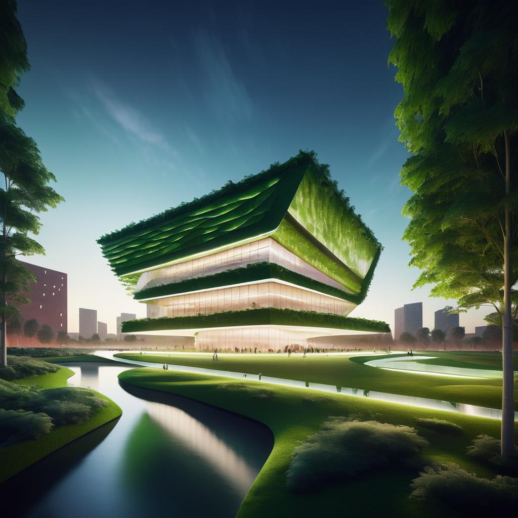 Futuristic Concert Hall by Bjarke Ingels