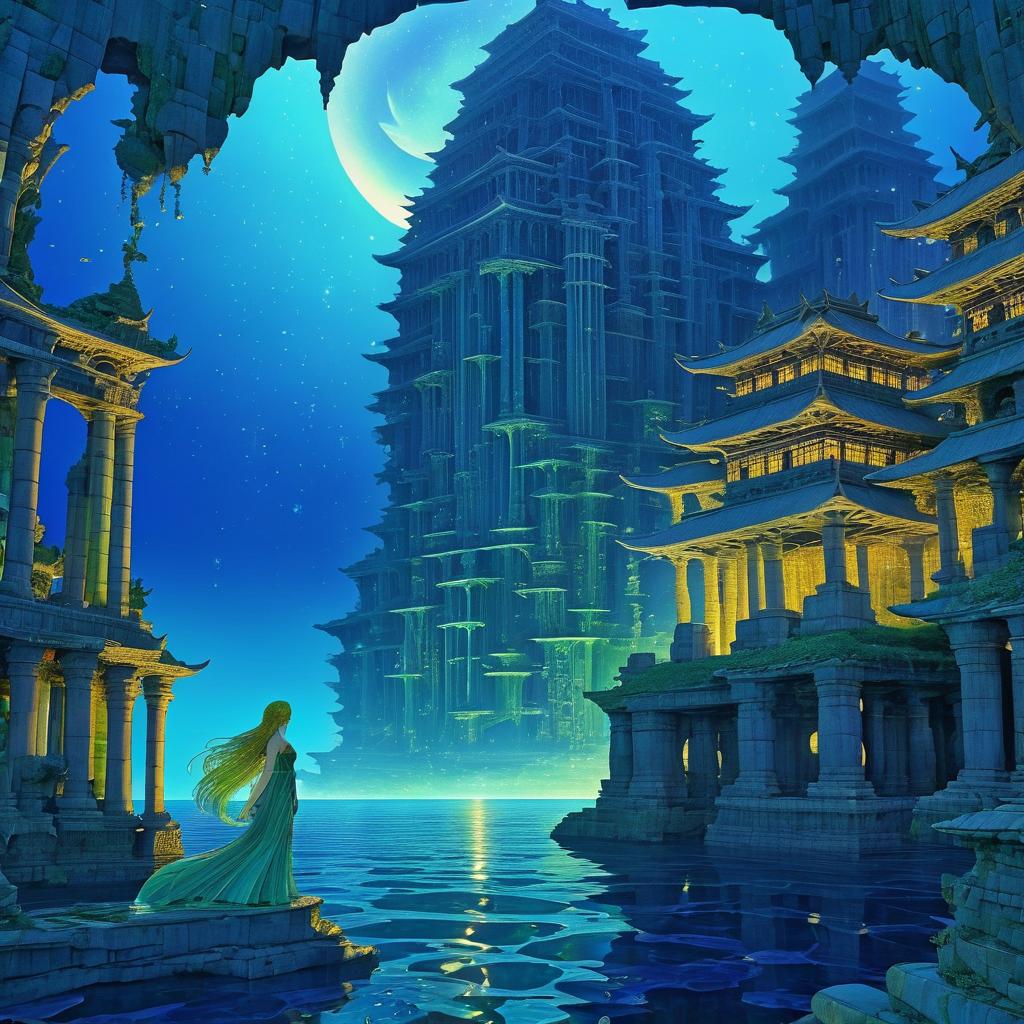 Mystical Underwater City: A Surreal Masterpiece