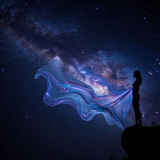 Dreamy Nightgown Stardust Galaxy