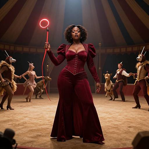 Crimson African Circus Ringmaster