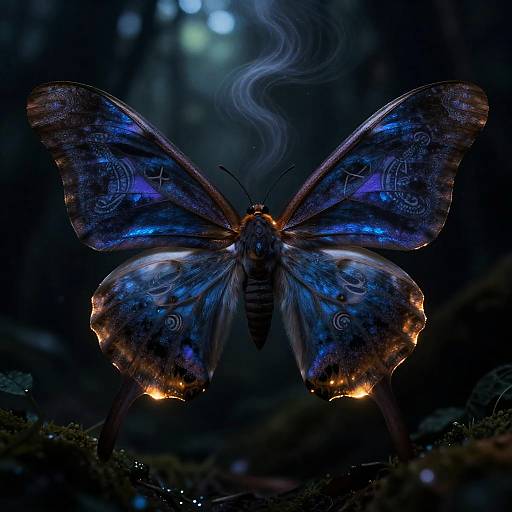 Arcane Iridescent Mothwing Metamorphosis Spirit