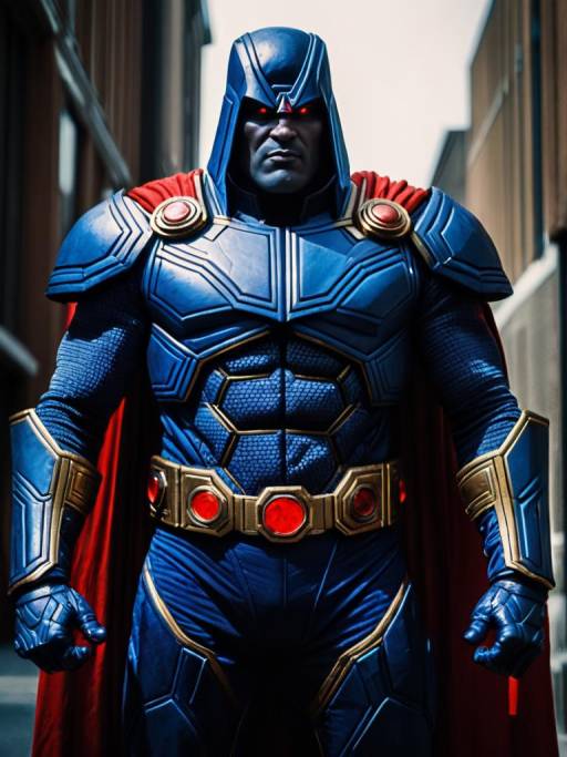 Realistic Darkseid Cosplay Photography
