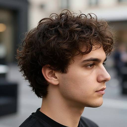 Textured Blowout on Urban European Man