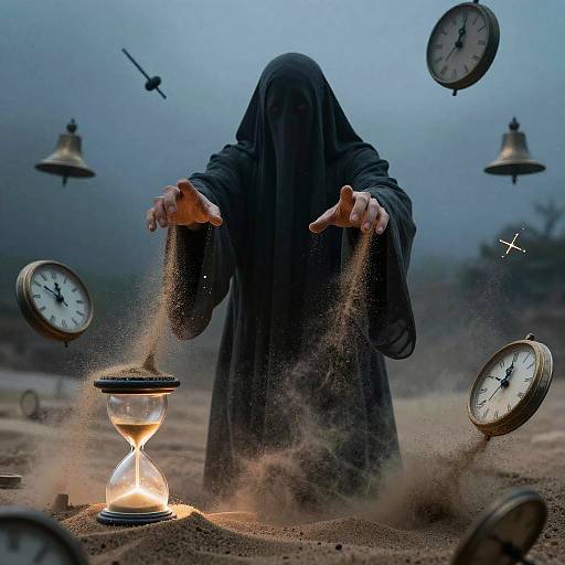 Spectral Wraith Manipulating Time Sands