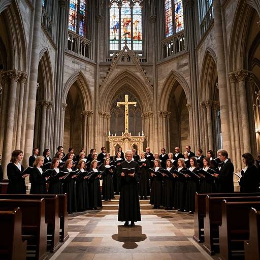Shadow Cathedral with Echoing Choir