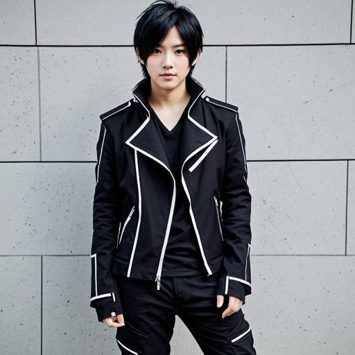 Stylish Kirito Cosplay Costume Ensemble