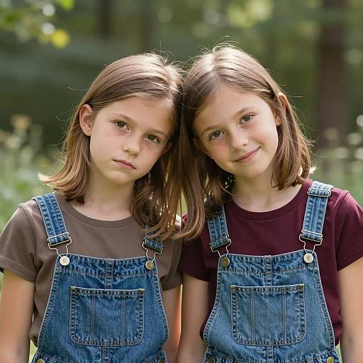 Joyful Friendship in a Forest Setting