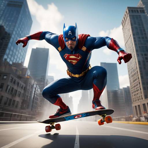 Skateboarding Superhero in Urban Chaos Skateboarding Superhero in Urban Chaos