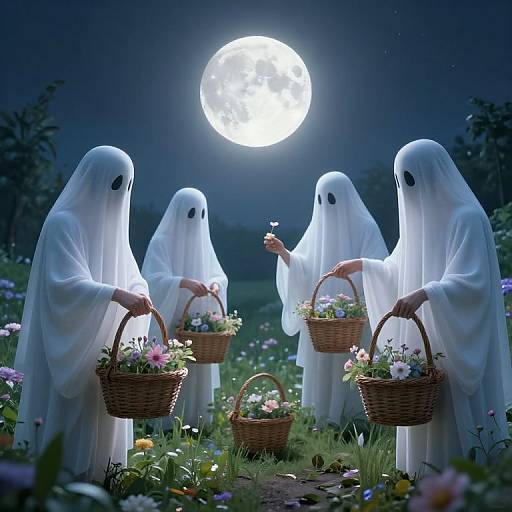 Ethereal Ghosts Harvesting Memories