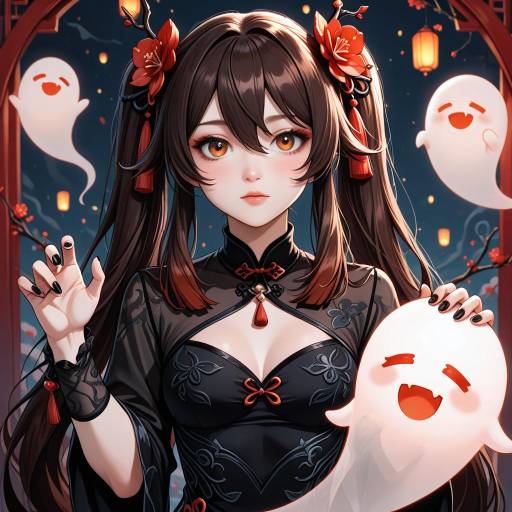 Charming Genshin Impact Character Portrait